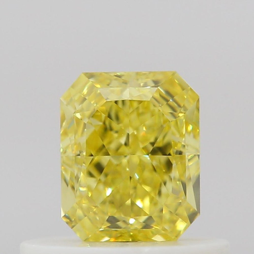 GIA 彩鑽 黃鑽 0.52ct Fancy Intense Yellow