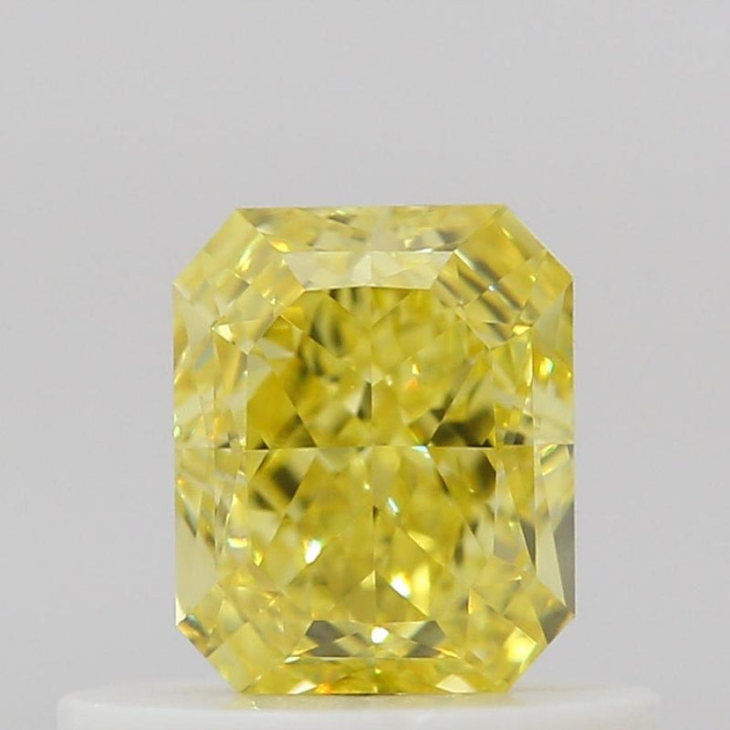 GIA 彩鑽 黃鑽 0.52ct Fancy Intense Yellow