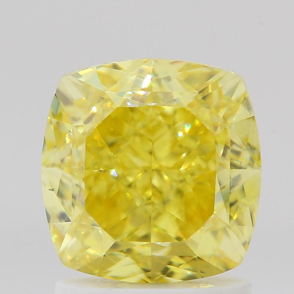 GIA 彩鑽 黃鑽 2.01ct Fancy Vivid Yellow
