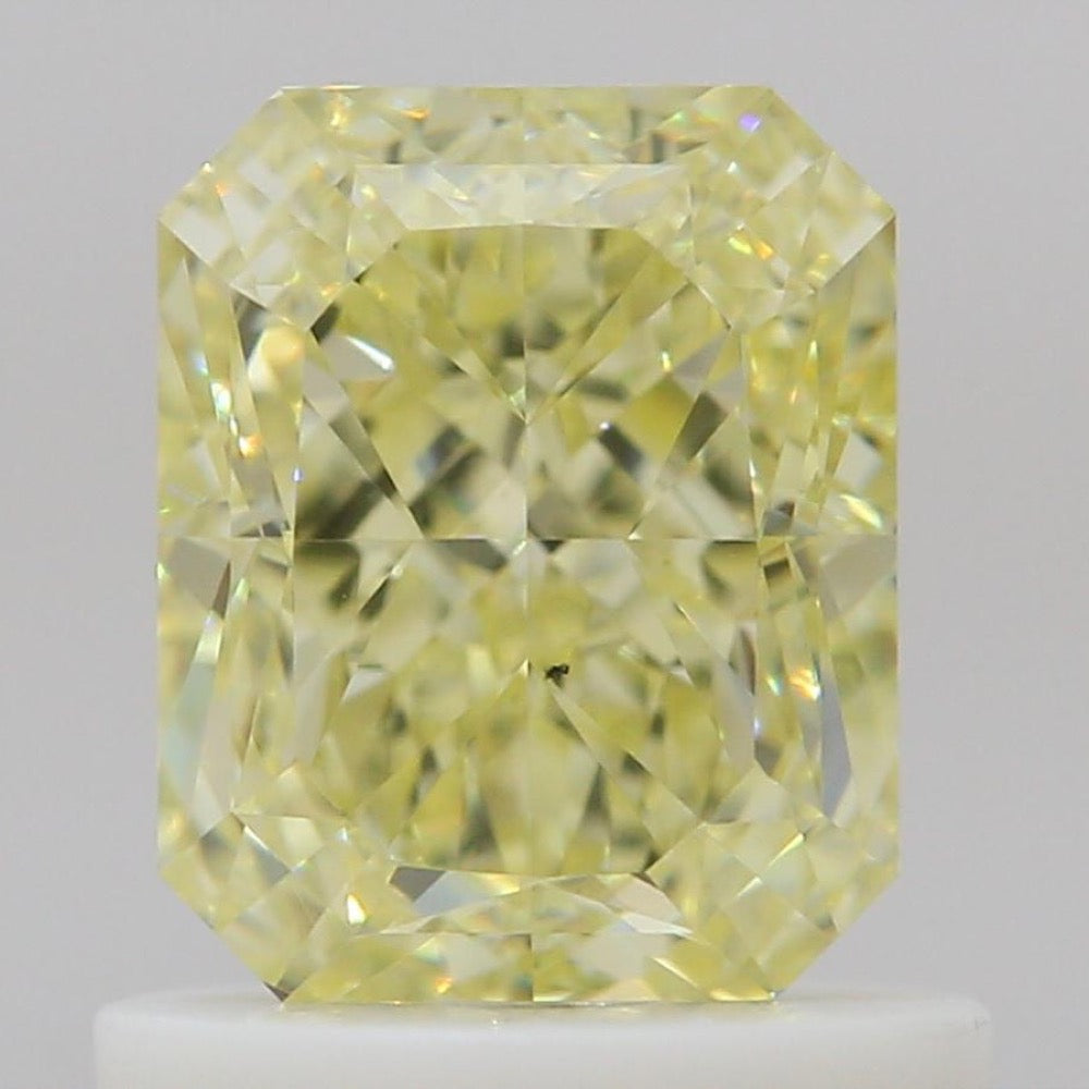GIA 彩鑽 黃鑽 1.01ct Fancy Light Yellow