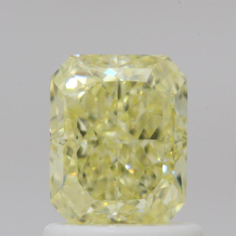 GIA 彩鑽 黃鑽 1.13ct Fancy Light Yellow