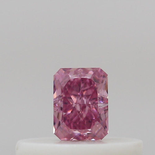 GIA 彩鑽 粉紅鑽 0.15ct Fancy Vivid Purplish Pink