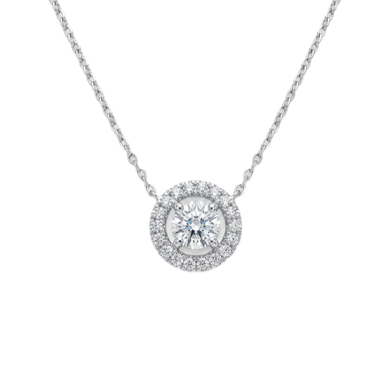 18K白金 0.30ct 鑽石吊咀