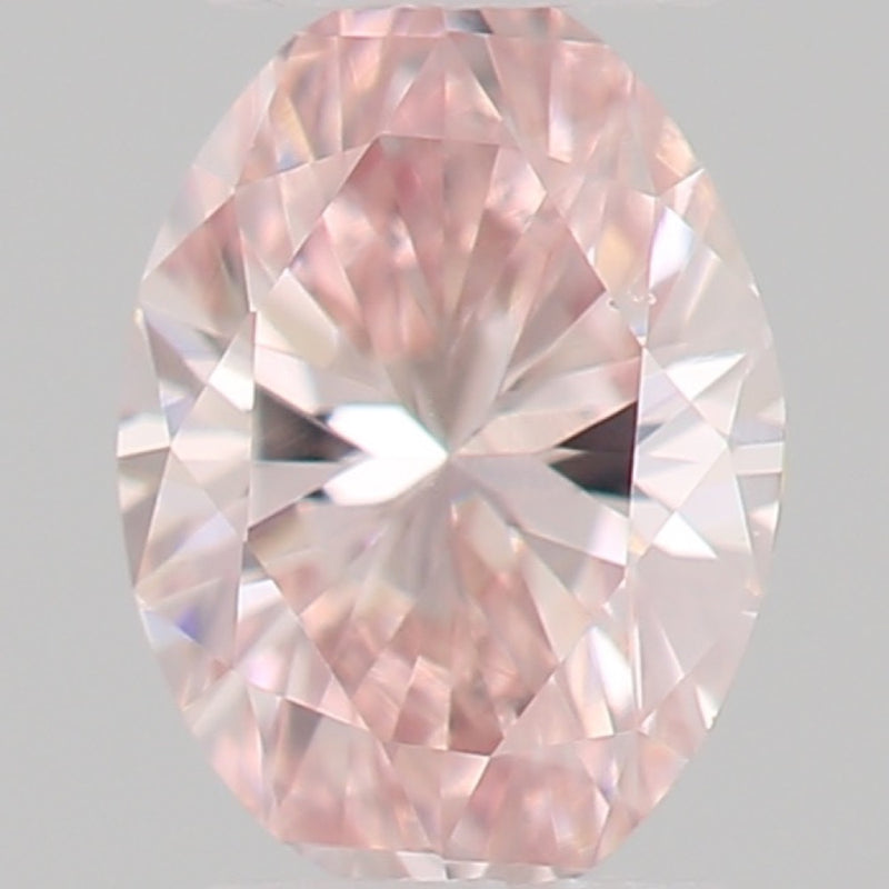 GIA 彩鑽 粉紅鑽 0.08ct Fancy Pink