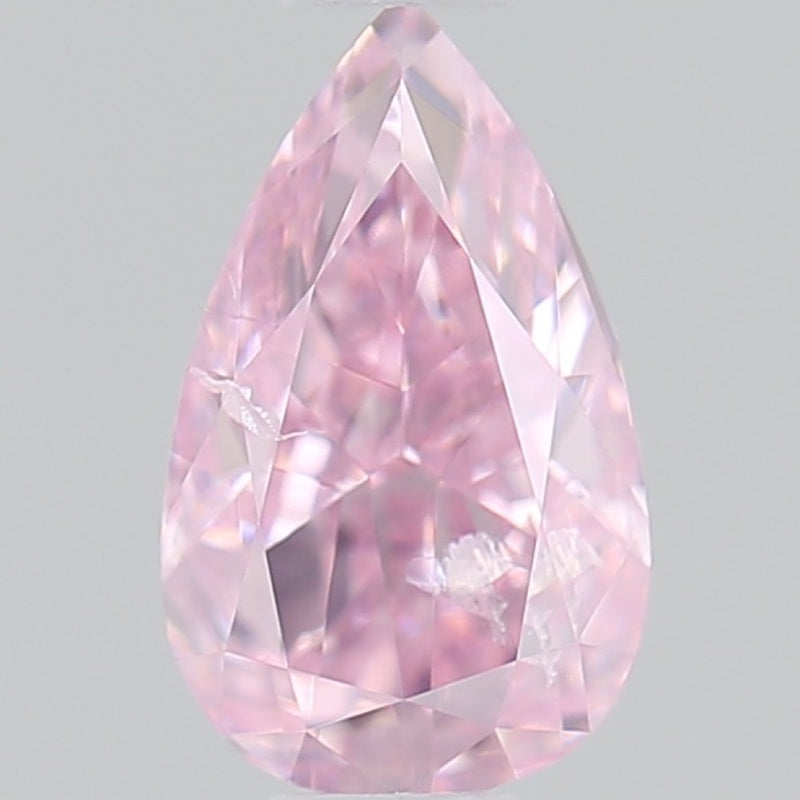 GIA 彩鑽 粉紅鑽 0.37ct Fancy Intense Purple-pink
