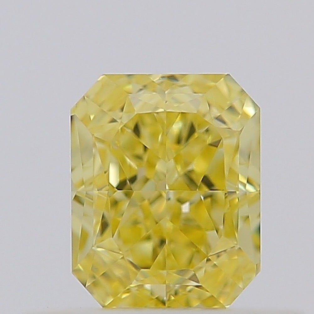 GIA 彩鑽 黃鑽 0.52ct Fancy Intense Yellow