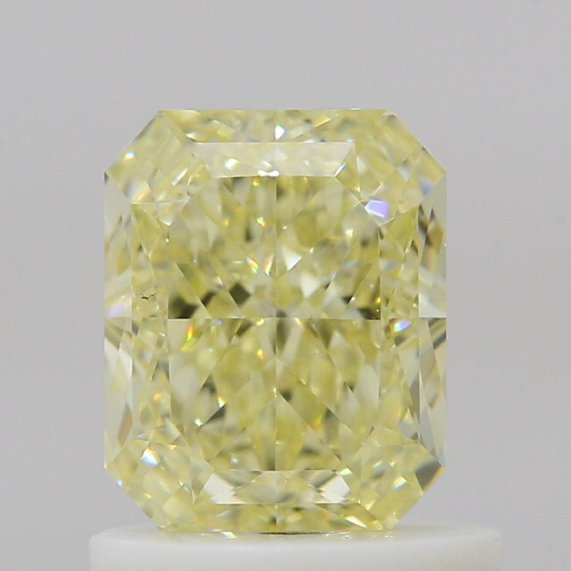 GIA 彩鑽 黃鑽 1.02ct Fancy Light Yellow