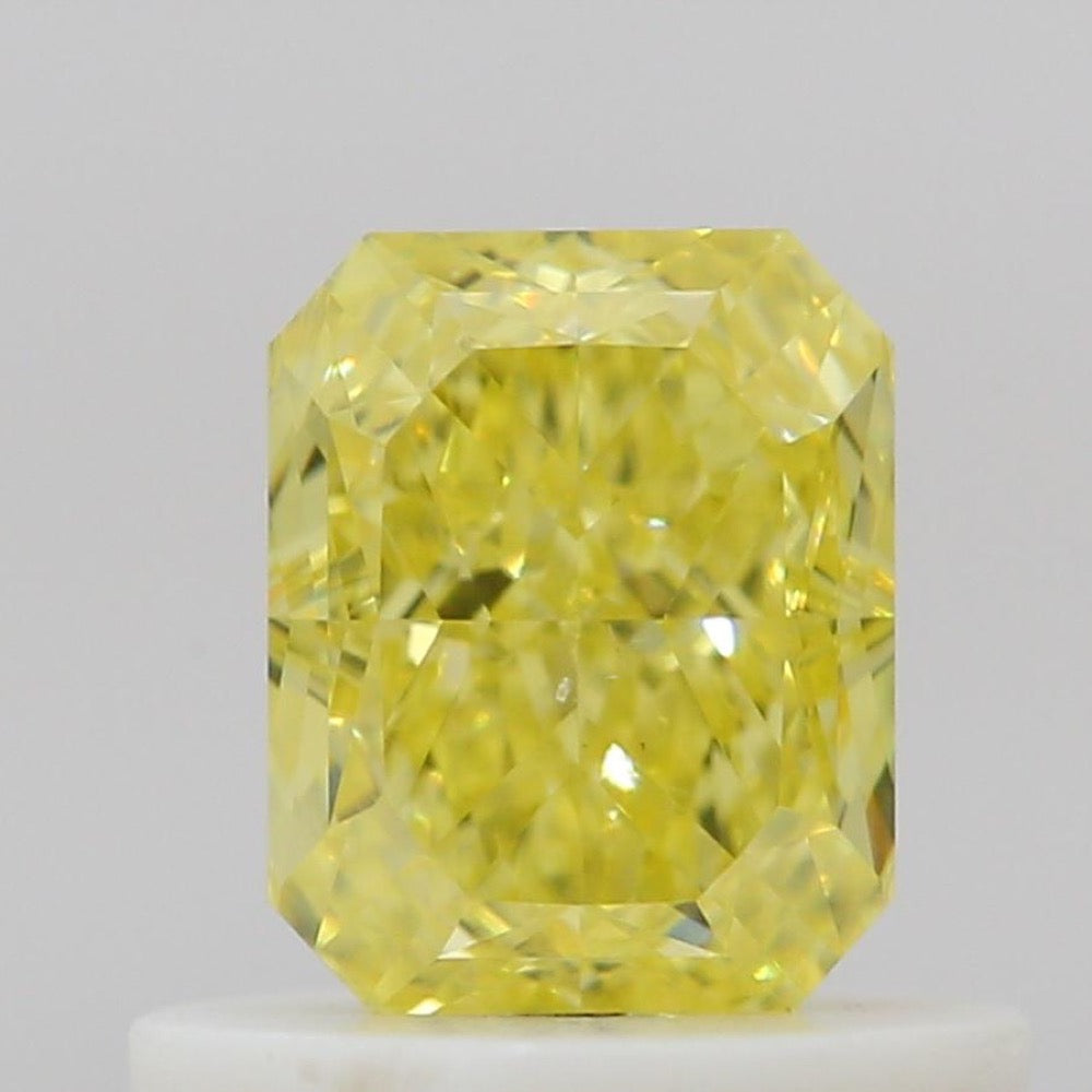 GIA 彩鑽 黃鑽 0.62ct Fancy Intense Yellow