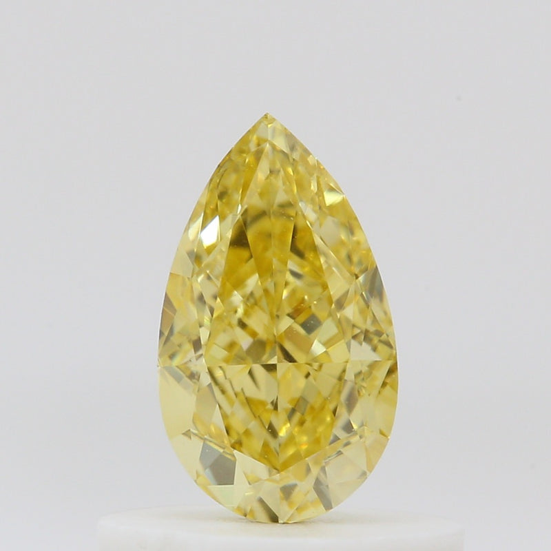 GIA 彩鑽 黃鑽 0.52ct Fancy Intense Yellow