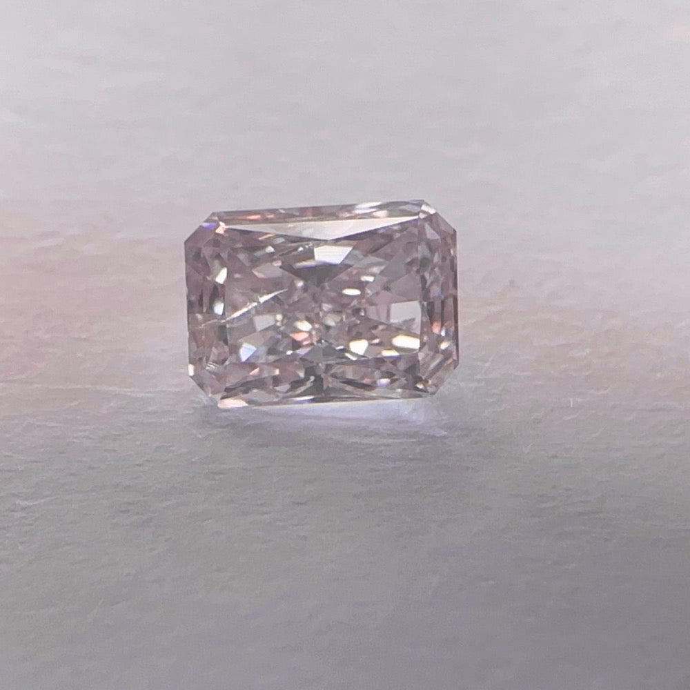 GIA 彩鑽 粉紅鑽 0.44ct Fancy Purplish Pink