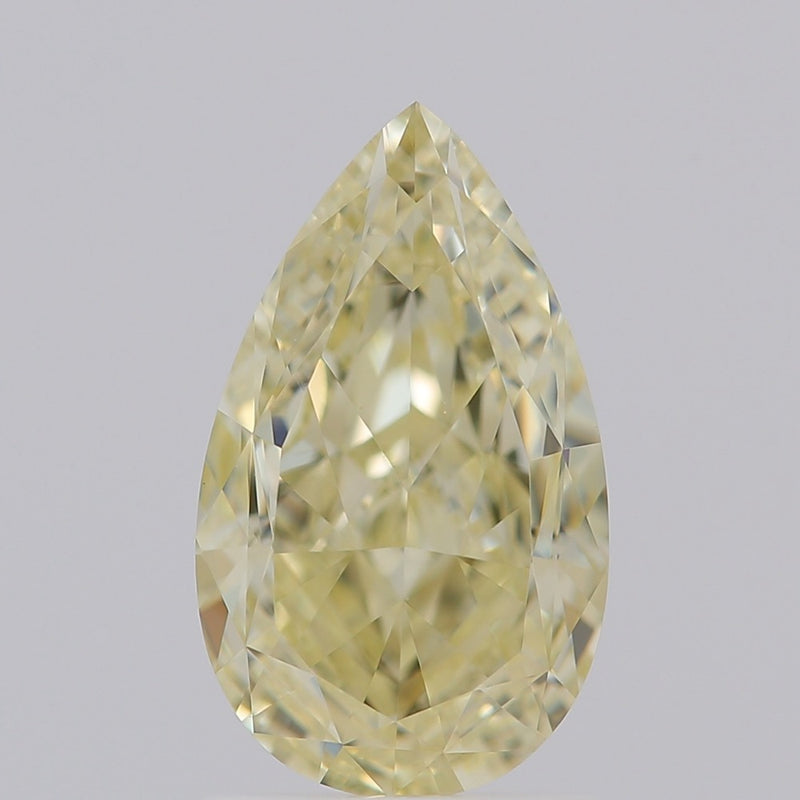 GIA 彩鑽 黃鑽 2.02ct Fancy Light Yellow