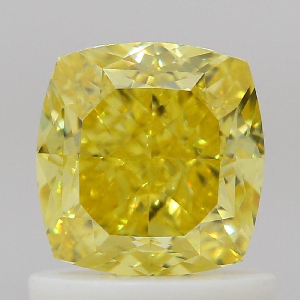 GIA 彩鑽 黃鑽 1.1ct Fancy Vivid Yellow