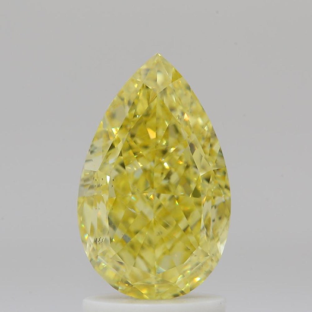 GIA 彩鑽 黃鑽 2.02ct Fancy Intense Yellow
