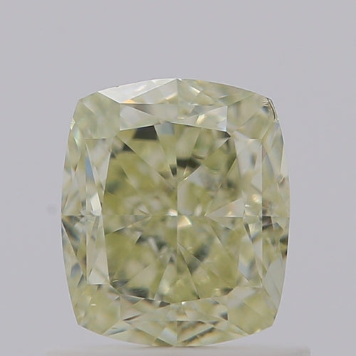 GIA 彩鑽 黃鑽 1.09ct Fancy Light Green-yellow