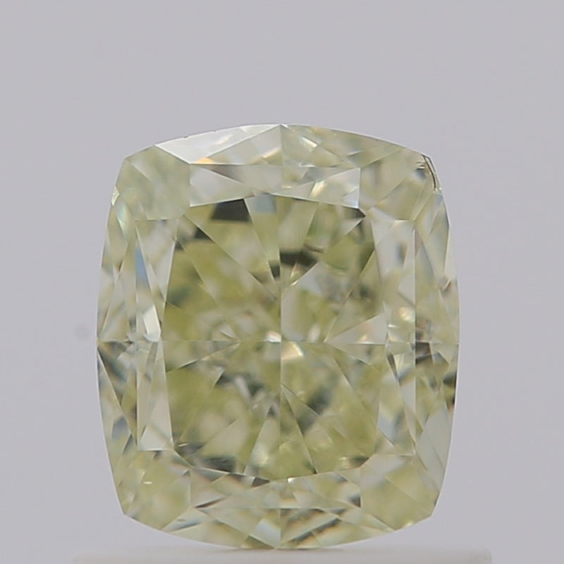 GIA 彩鑽 黃鑽 1.09ct Fancy Light Green-yellow