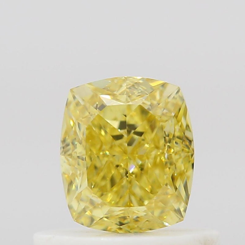 GIA 彩鑽 黃鑽 0.6ct Fancy Intense Yellow