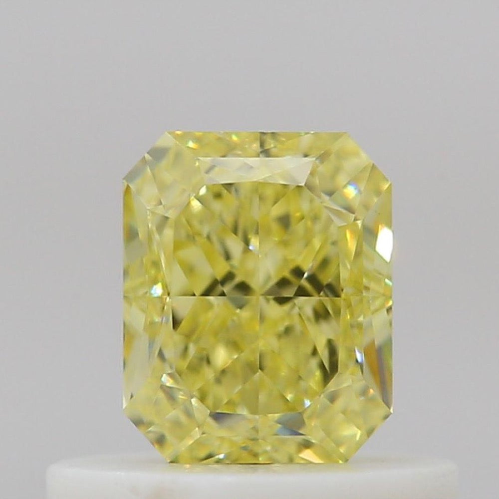 GIA 彩鑽 黃鑽 0.51ct Fancy Intense Yellow