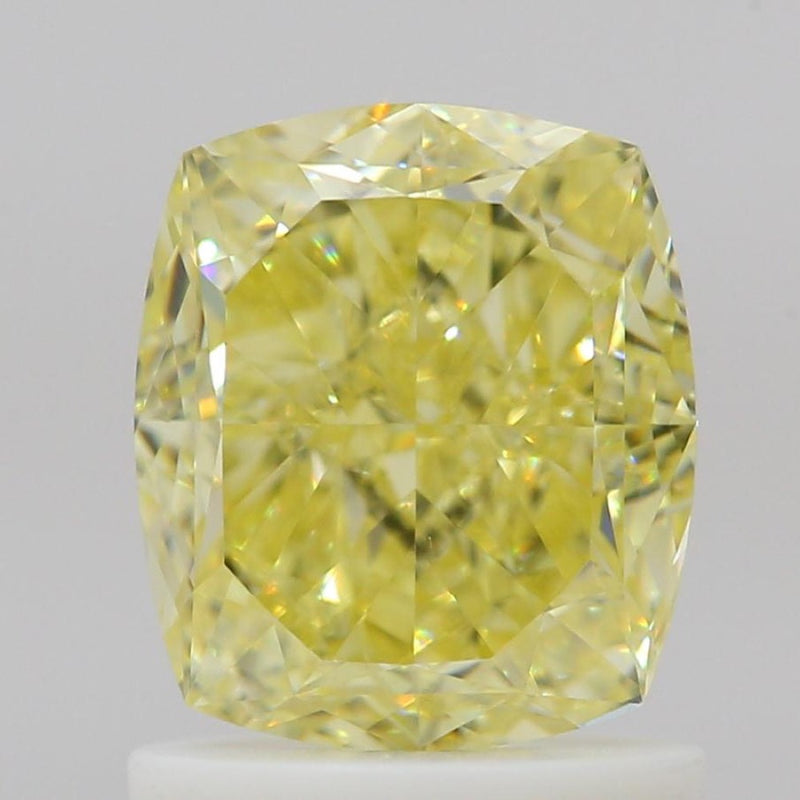 GIA 彩鑽 黃鑽 1.52ct Fancy Intense Yellow