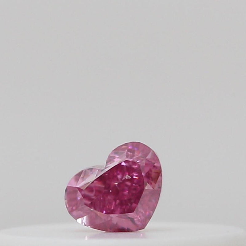 GIA 彩鑽 粉紅鑽 0.05ct Fancy Vivid Purplish Pink