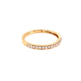 18K Rose Gold 0.16ct Diamond Ring