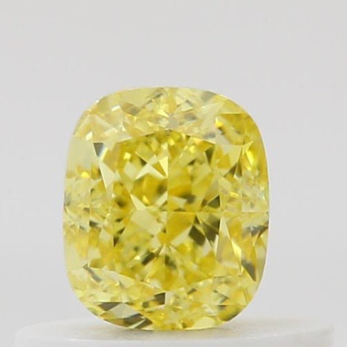 GIA Fancy Colour Diamond 0.5ct Fancy Vivid Yellow