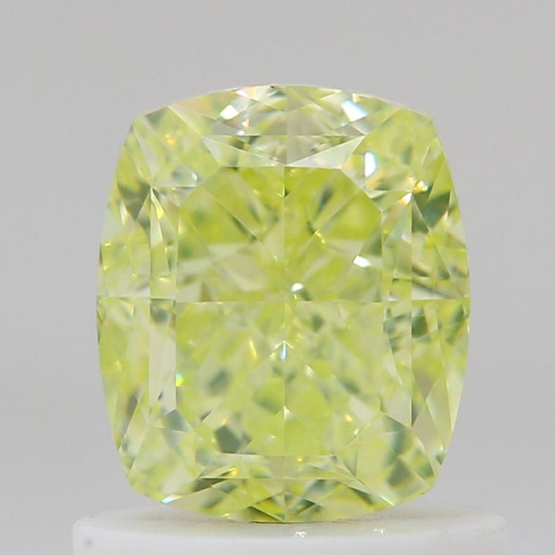 GIA 彩鑽 黃鑽 1.03ct Fancy Intense Green-yellow