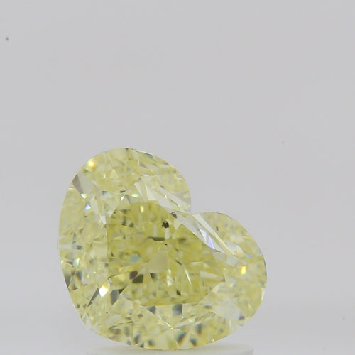 GIA 彩鑽 黃鑽 2.04ct Fancy Light Yellow