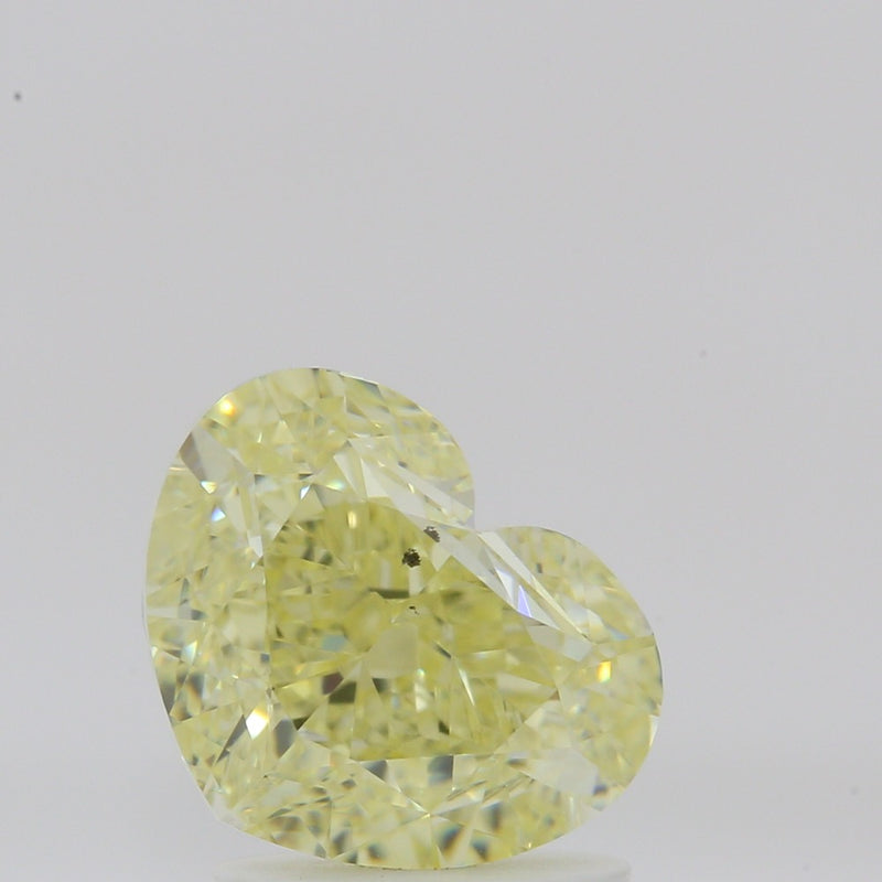 GIA 彩鑽 黃鑽 2.04ct Fancy Light Yellow