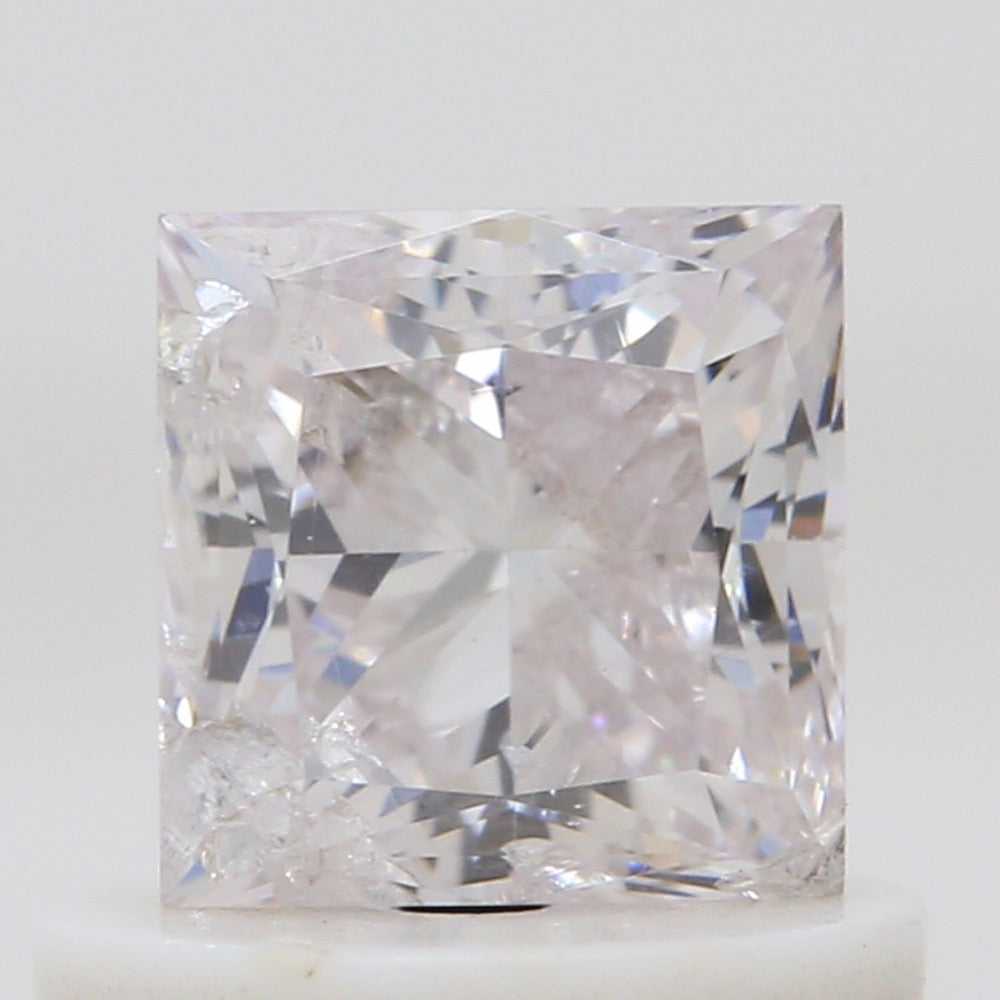 GIA 彩鑽 粉紅鑽 0.76ct Light Pink