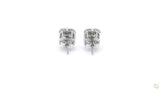 18K白金 0.19ct 鑽石耳環