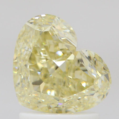 GIA 彩鑽 黃鑽 2.02ct Fancy Light Yellow