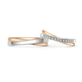 18K Wedding Band Pair CP001