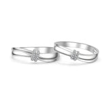 18K Wedding Band Pair CP004