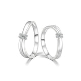 18K Wedding Band Pair CP004