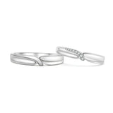 18K Wedding Band Pair CP005