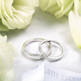 18K Wedding Band Pair CP007