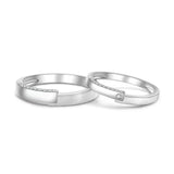 18K Wedding Band Pair CP007