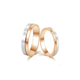 18K Wedding Band Pair CP011