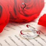 18K Wedding Band Pair CP013