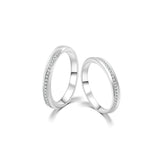 18K Wedding Band Pair CP016