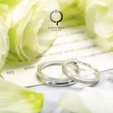 18K Wedding Band Pair CP017