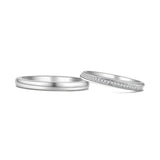18K Wedding Band Pair CP018