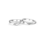 18K Wedding Band Pair CP020