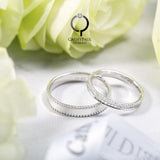 18K Wedding Band Pair CP021