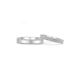 18K Wedding Band Pair CP021