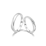 18K Wedding Band Pair CP024