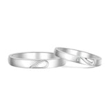 18K Wedding Band Pair CP026