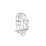 18K Wedding Band Pair CP026