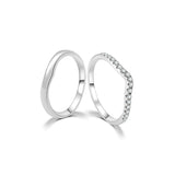 18K Wedding Band Pair CP027