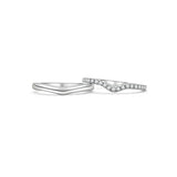 18K Wedding Band Pair CP027